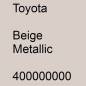 Preview: Toyota, Beige Metallic, 400000000.